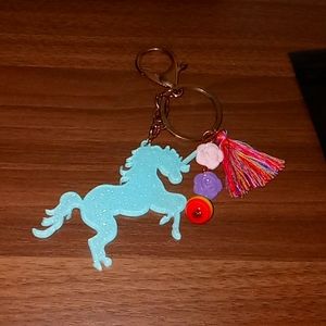 Unicorn keychain